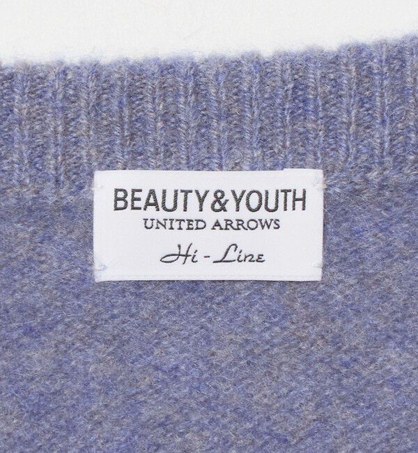BEAUTY&YOUTH UNITED ARROWS「HI-LINE カシミヤ ナッピング Vネック ニット」|ニット・セーター|