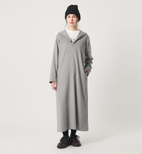 BEAUTY&YOUTH UNITED ARROWS「スキッパー フード ワンピース ウォッシャブル」|ワンピース|