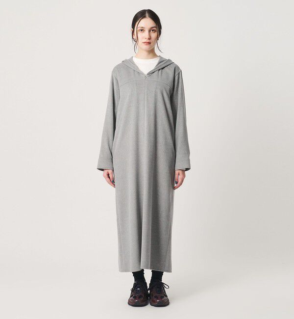 BEAUTY&YOUTH UNITED ARROWS「スキッパー フード ワンピース ウォッシャブル」|ワンピース|
