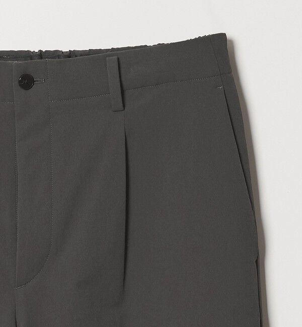 BEAUTY&YOUTH UNITED ARROWS「KOMATSU PACK URK 1プリーツ テーパード パンツ NO.5 ストレッチ セットアップ対応 裏起毛」|チノ|