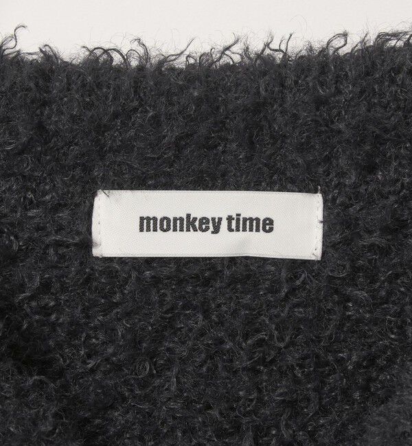 MONKEY TIME「フェザーヤーン ニット ジャケット」|ニット・セーター|