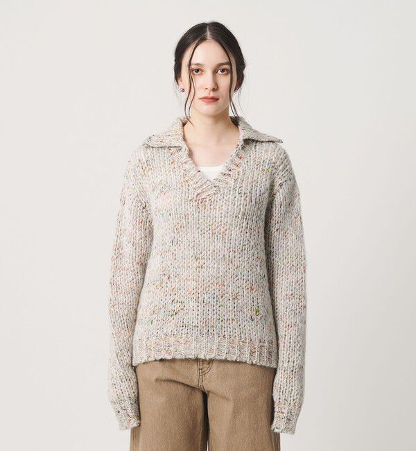 BEAUTY&YOUTH UNITED ARROWS「【別注】＜TRICOTS JEAN MARC＞ポロニット」|ニット・セーター|