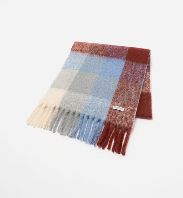 BEAUTY&YOUTH UNITED ARROWS「ブラッシュド ブロック チェック マフラー」|マフラー|その他1