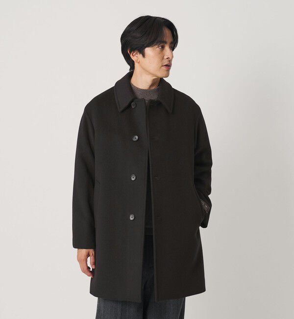 BEAUTY&YOUTH UNITED ARROWS「SUPER 120S メルトン バルマカン コート」|その他|DK.BROWN