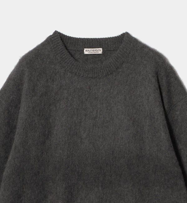 BEAUTY&YOUTH UNITED ARROWS「ブラッシュド ヤク クルーネック ニット」|ニット・セーター|