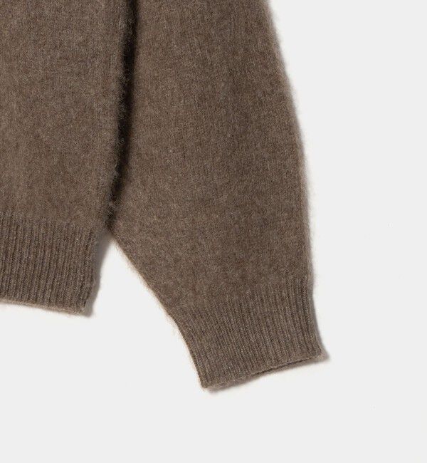 BEAUTY&YOUTH UNITED ARROWS「ブラッシュド ヤク クルーネック ニット」|ニット・セーター|