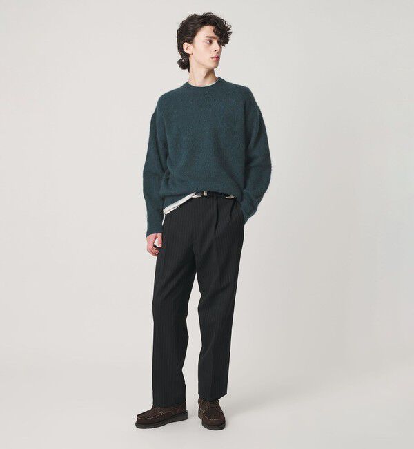 BEAUTY&YOUTH UNITED ARROWS「ブラッシュド ヤク クルーネック ニット」|ニット・セーター|