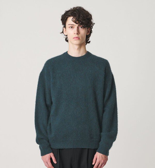 BEAUTY&YOUTH UNITED ARROWS「ブラッシュド ヤク クルーネック ニット」|ニット・セーター|