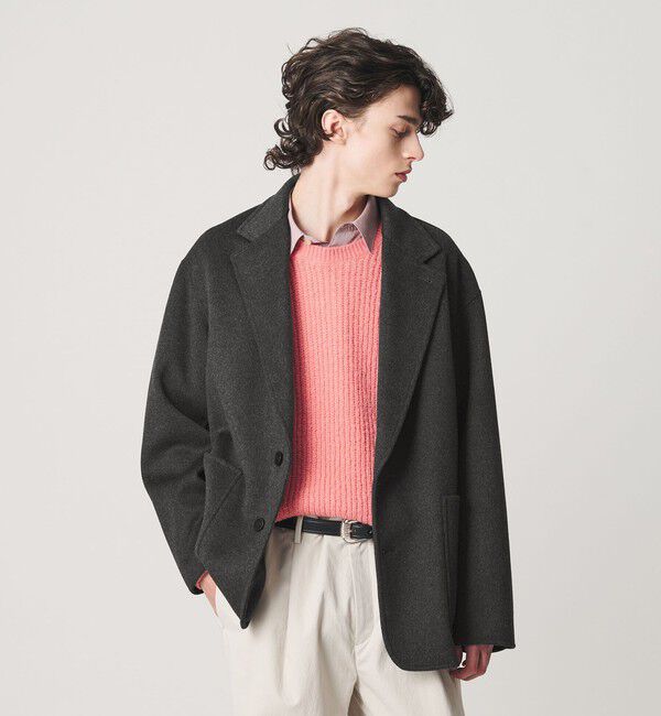 BEAUTY&YOUTH UNITED ARROWS「SUPER 120S ショートビーバー リバー ジャケット」|その他|DK.GRAY