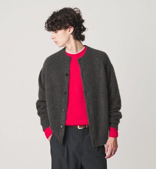 BEAUTY&YOUTH UNITED ARROWS「ブラッシュド ヤク クルーネック カーディガン」|カーディガン|