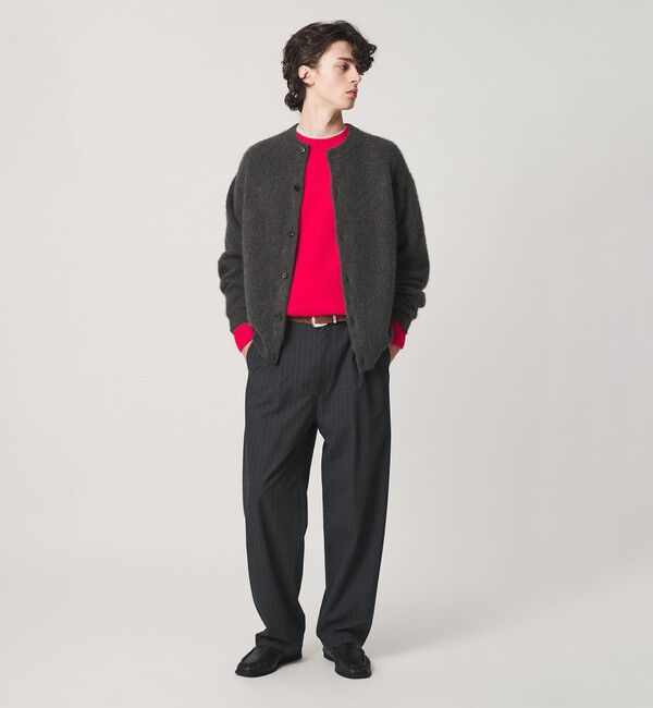 BEAUTY&YOUTH UNITED ARROWS「ブラッシュド ヤク クルーネック カーディガン」|カーディガン|