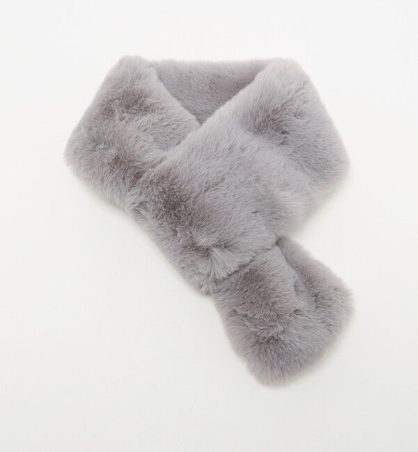 BEAUTY&YOUTH UNITED ARROWS「フェイクファー インサート マフラー」|マフラー|MD.GRAY