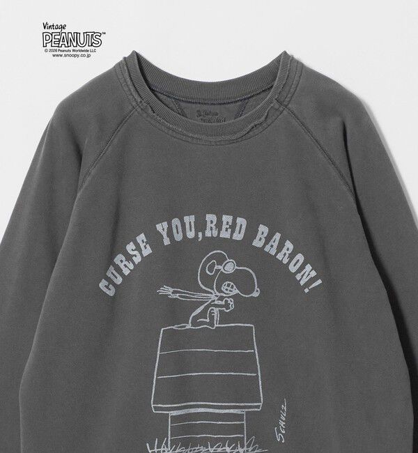 BEAUTY&YOUTH UNITED ARROWS「【別注】＜ST.JHONES 3RD CLUB＞PEANUTS プリント スウェット プルオーバー」|スウェット・ジャージ|