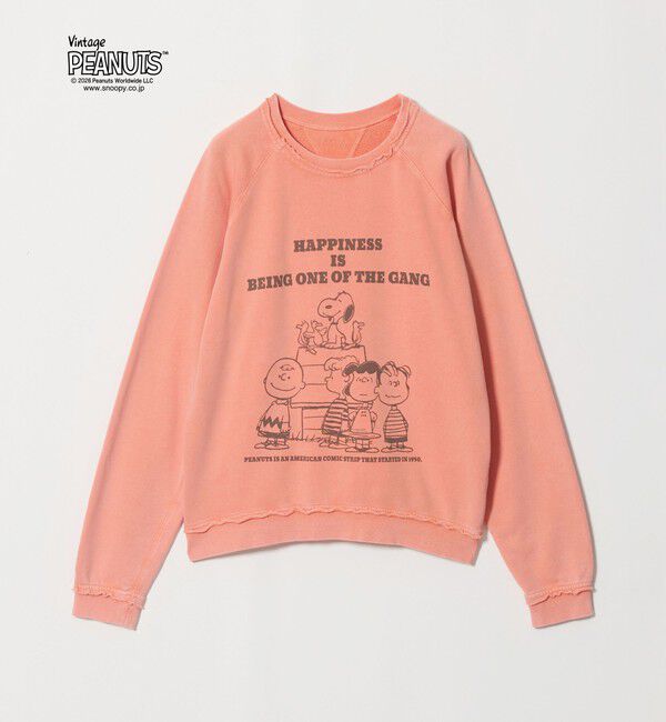 BEAUTY&YOUTH UNITED ARROWS「【別注】＜ST.JHONES 3RD CLUB＞PEANUTS プリント スウェット プルオーバー」|スウェット・ジャージ|ORANGE