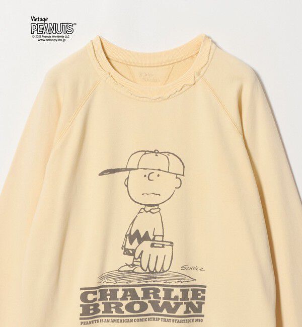 BEAUTY&YOUTH UNITED ARROWS「【別注】＜ST.JHONES 3RD CLUB＞PEANUTS プリント スウェット プルオーバー」|スウェット・ジャージ|