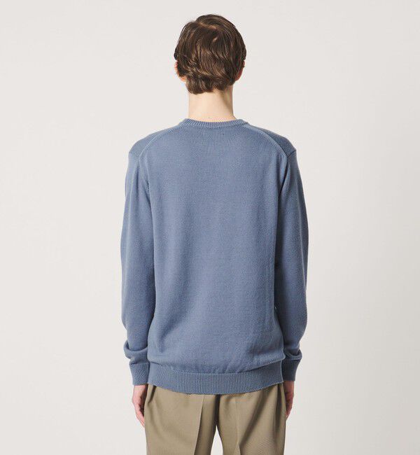 UNITED ARROWS「YAMAGATA ミドルゲージ クルーネック ニット」|ニット・セーター|