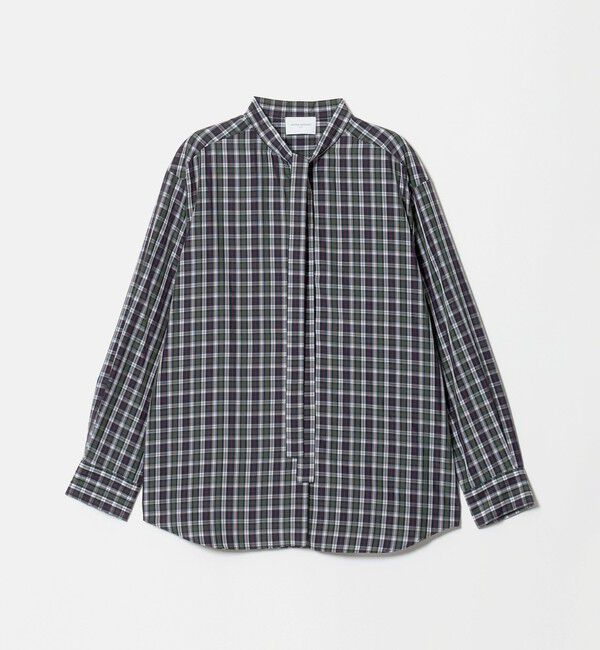 UNITED ARROWS「チェック リボン ボウタイ ブラウス」|シャツ・ブラウス|