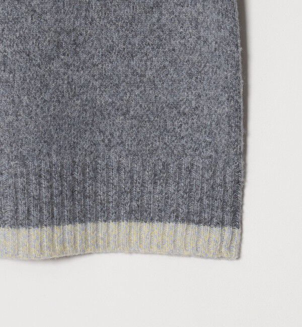 UNITED ARROWS「ミックスカラー ポロニット カーディガン」|カーディガン|