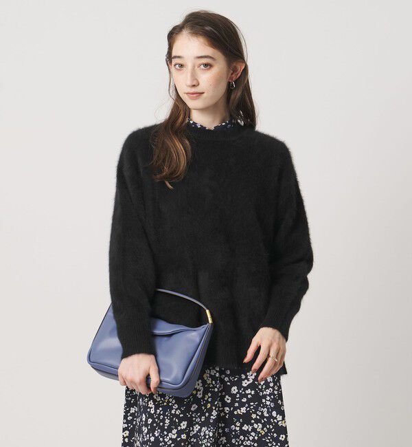 UNITED ARROWS「フォックスカシミヤ クルーネック ニット」|ニット・セーター|