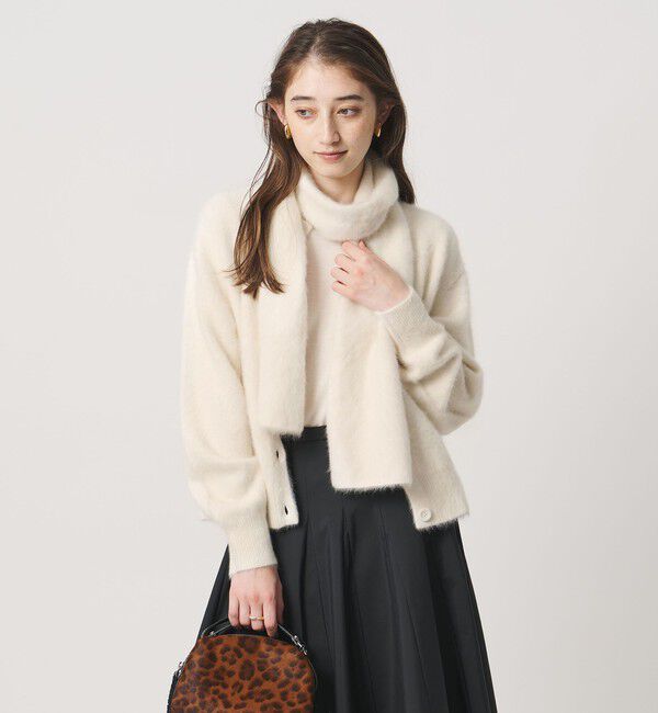 UNITED ARROWS「フォックスカシミヤ ストール カーディガン」|カーディガン|
