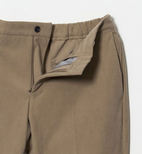 UNITED ARROWS「ライト コーデュロイ ノープリーツ パンツ UA COZY ウォッシャブル ヨコストレッチ」|スラックス|