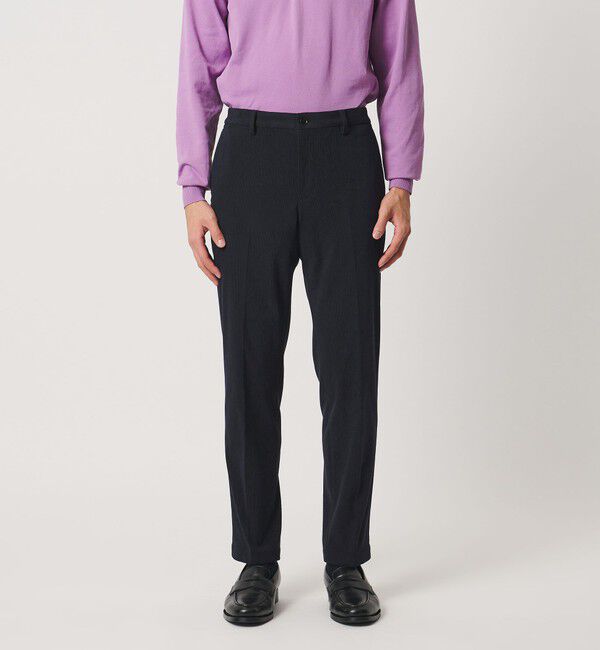 UNITED ARROWS「ライト コーデュロイ ノープリーツ パンツ UA COZY ウォッシャブル ヨコストレッチ」|スラックス|