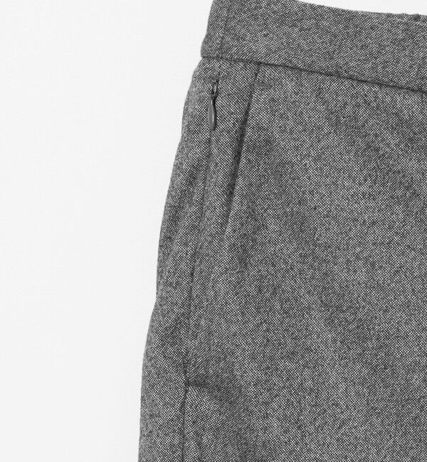 UNITED ARROWS「フランネル ノープリーツ パンツ UA COZY ウォッシャブル ヨコストレッチ」|スラックス|