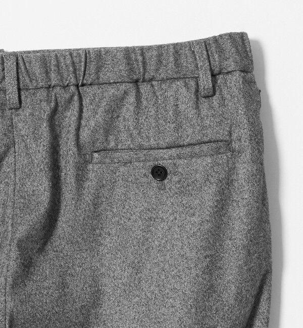 UNITED ARROWS「フランネル ノープリーツ パンツ UA COZY ウォッシャブル ヨコストレッチ」|スラックス|