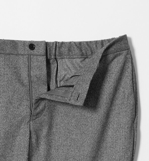 UNITED ARROWS「フランネル ノープリーツ パンツ UA COZY ウォッシャブル ヨコストレッチ」|スラックス|
