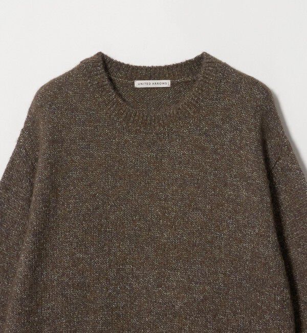 UNITED ARROWS「デラべ ヘアリー クルーネック ニット」|ニット・セーター|
