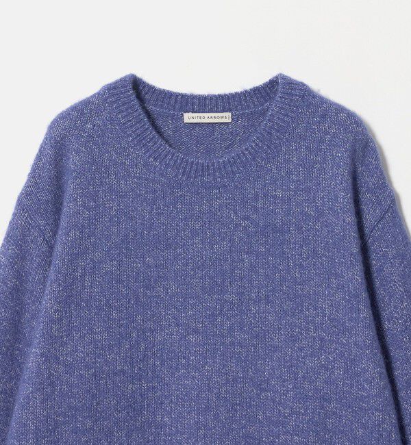 UNITED ARROWS「デラべ ヘアリー クルーネック ニット」|ニット・セーター|