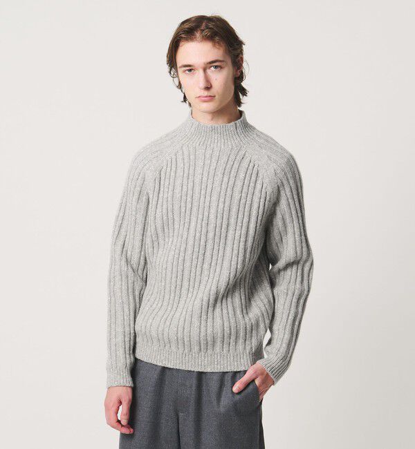 UNITED ARROWS「ワイドリブ ボトルネック ニット」|ニット・セーター|