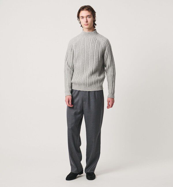 UNITED ARROWS「ワイドリブ ボトルネック ニット」|ニット・セーター|