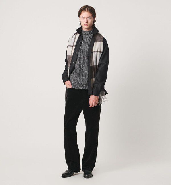 UNITED ARROWS「ワイドリブ ボトルネック ニット」|ニット・セーター|