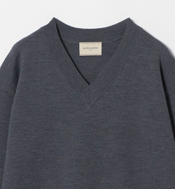 UNITED ARROWS「W/P Vネック ニット ‐ウォッシャブル‐」|ニット・セーター|