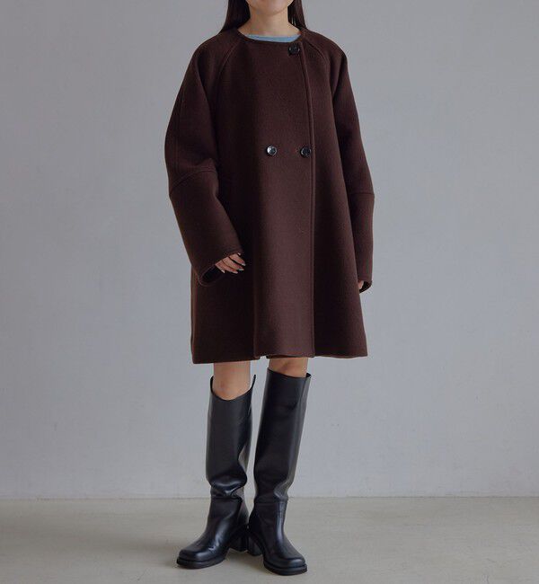 EMMEL REFINES「＜EMMEL REFINES＞EM ノーカラー テントコート」|その他|