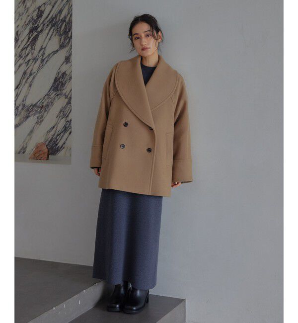 EMMEL REFINES「＜EMMEL REFINES＞EM ショールカラー ダブルボタン コート」|その他|
