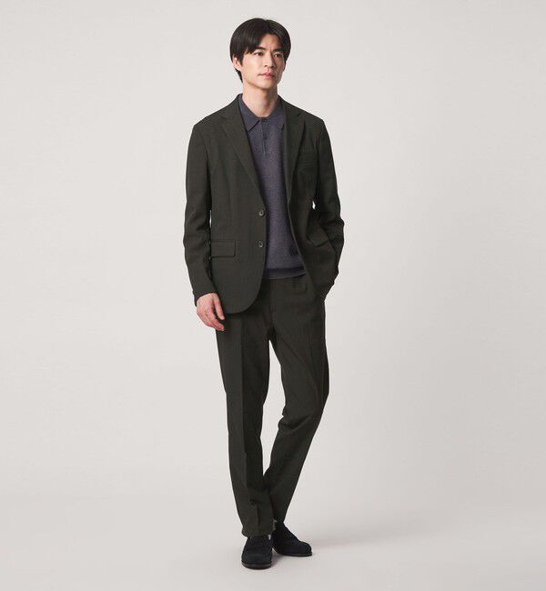 UNITED ARROWS green label relaxing「【WEB限定】JUST fit ウールライク ナロー セットアップ ジャケット＆パンツ -ストレッチ-」|スーツ|