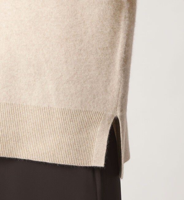 UNITED ARROWS green label relaxing「FOXブレンド フォルム Vネック ニット」|ニット・セーター|