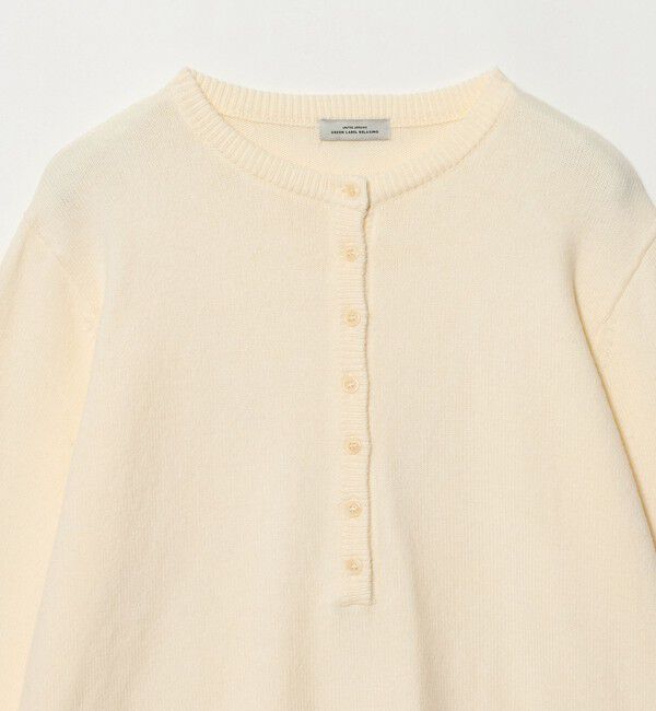 UNITED ARROWS green label relaxing「【WEB限定】＜at ease＞ヘンリーネック ニット プルオーバー」|ニット・セーター|
