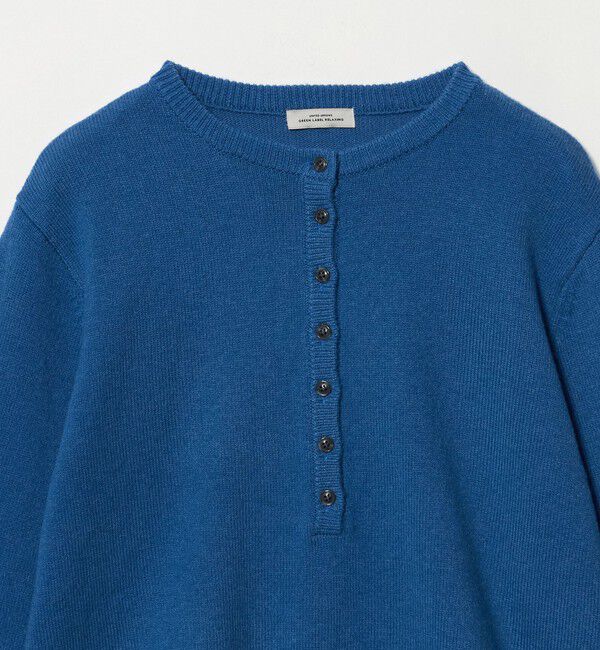 UNITED ARROWS green label relaxing「【WEB限定】＜at ease＞ヘンリーネック ニット プルオーバー」|ニット・セーター|