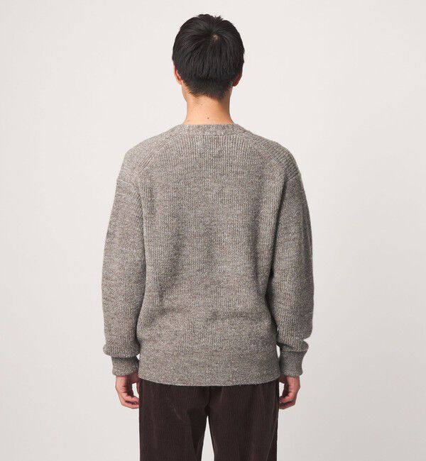 UNITED ARROWS green label relaxing「FINE BASIC シェットランドウール Vネック ニット」|ニット・セーター|