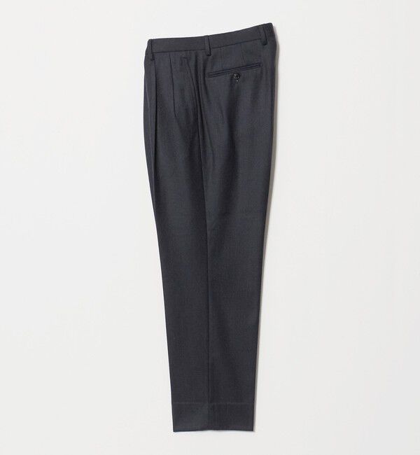 UNITED ARROWS green label relaxing「GLR CLOTH フラノ RLX/RG 2プリーツ スラックス セットアップパンツ」|スラックス|