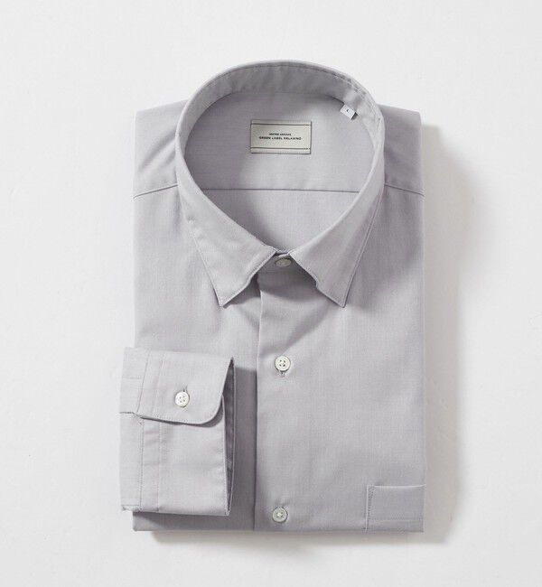 UNITED ARROWS green label relaxing「エブリット コットンツイル ブラッシュ スナップ ボタンダウン シャツ -イージーアイロン-」|シャツ・ブラウス|