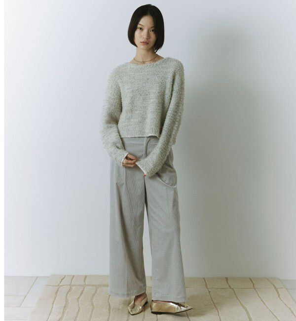 UNITED ARROWS green label relaxing「＜SEASONAL COLLECTION＞コーデュロイ 2タック ワイドパンツ」|その他|LT.GRAY