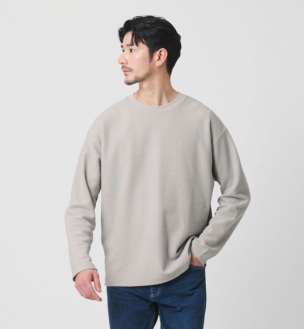BEAUTY&YOUTH UNITED ARROWS「【WEB限定 WARDROBE SMART】エアリー カノコ  カットソー 【抗菌・防臭】」|Tシャツ・カットソー|