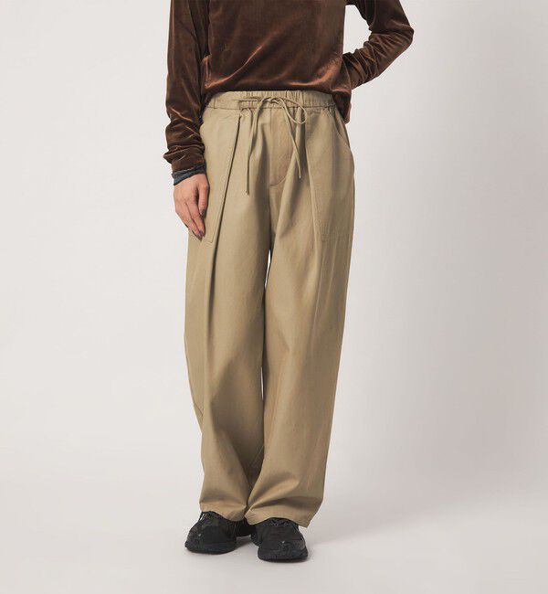 BEAUTY&YOUTH UNITED ARROWS「タック パッチポケット ドローストリング パンツ」|その他|