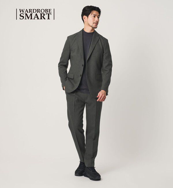 BEAUTY&YOUTH UNITED ARROWS「【WEB限定 WARDROBE SMART】LANATEC OX セットアップ/総裏ジャケット＆イージーパンツ」|スーツ|DK.GRAY