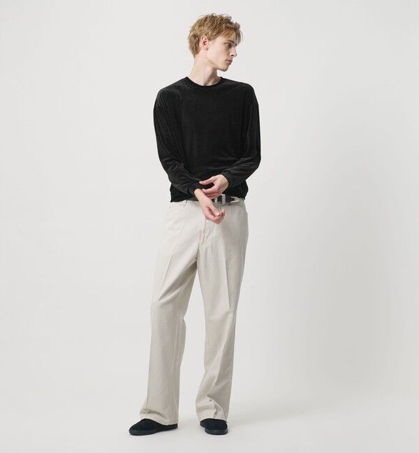 BEAUTY&YOUTH UNITED ARROWS「【WEB限定】シアーベロア スウェット Tシャツ」|Tシャツ・カットソー|