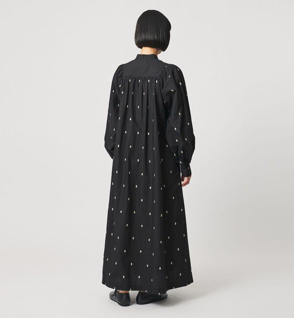 BEAUTY&YOUTH UNITED ARROWS「＜ne Quittez pas＞エンブロイダリー ギャザー ワンピース」|ワンピース|